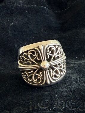 Chrome Hearts Classic Oval Cross Ring - Very Rare